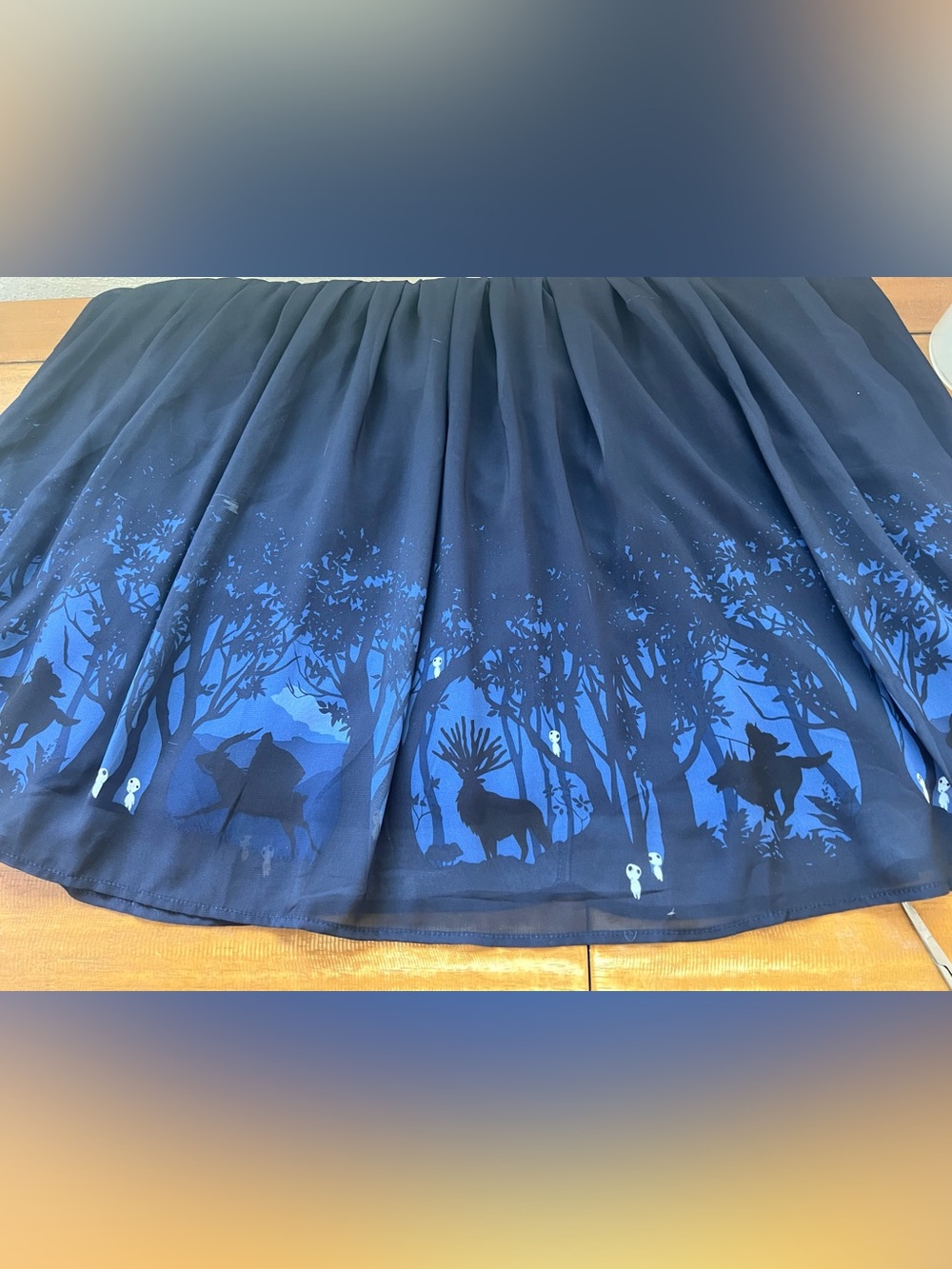 Her Universe Studio Ghibli Princess Mononoke Forest Dress Sleeveless Size Medium - Picture 14 of 14